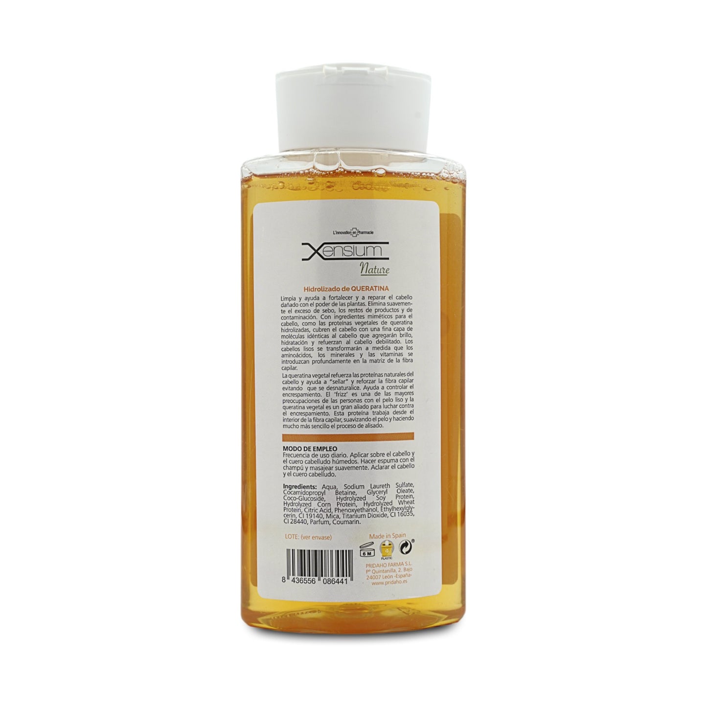 XENSIUM Nature Champú hidrolizado de Queratina 500 ml-2
