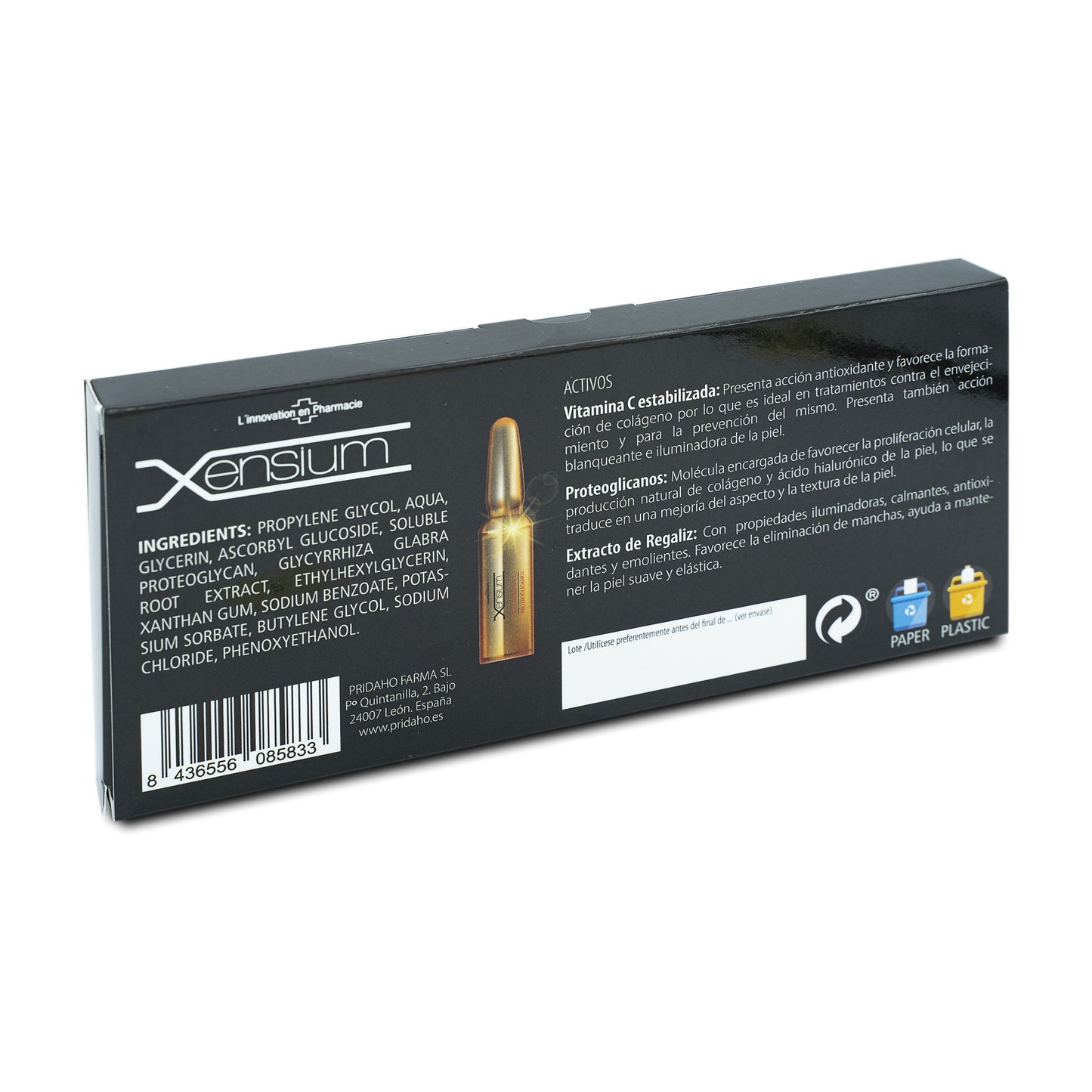 XENSIUM Proteoglicanos Vitamina C 10 ampollas de 2 ml-2