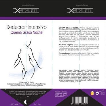 XENSIUM Reductor intensivo quema grasa noche 220 ml-3
