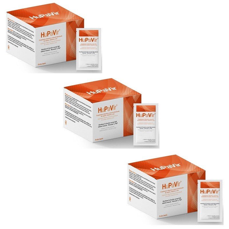 HUPAVIR Complemento Alimenticio Triplo 3x20 sobres-1