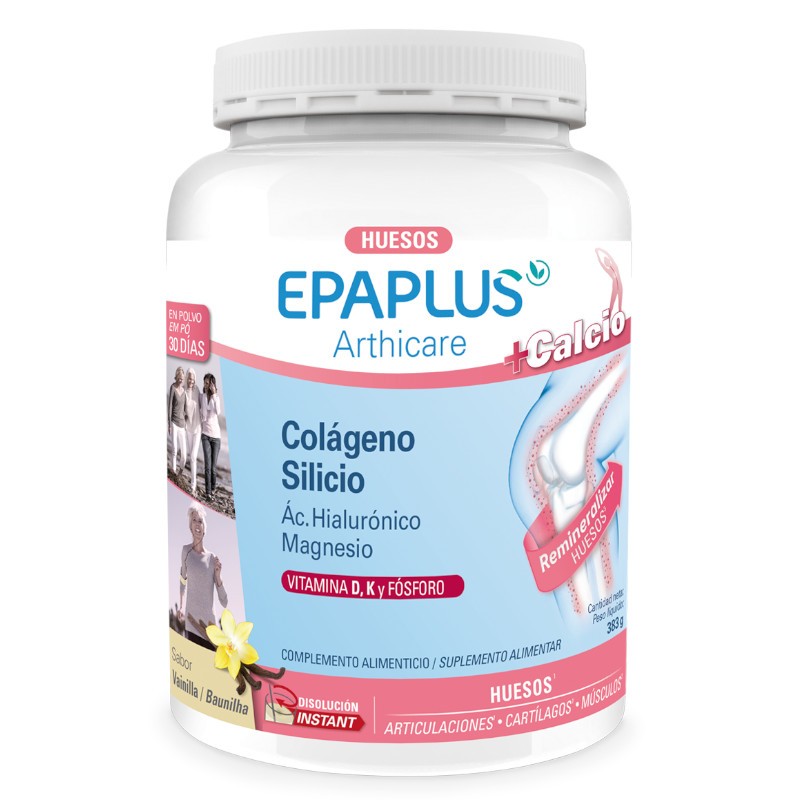 EPAPLUS Arthicare Huesos Colágeno + Calcio Polvo sabor Vainilla 383gr-1