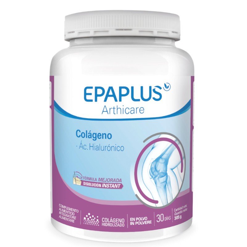 EPAPLUS Arthicare Colágeno + Ácido Hialurónico Sabor Vainilla 305gr-1