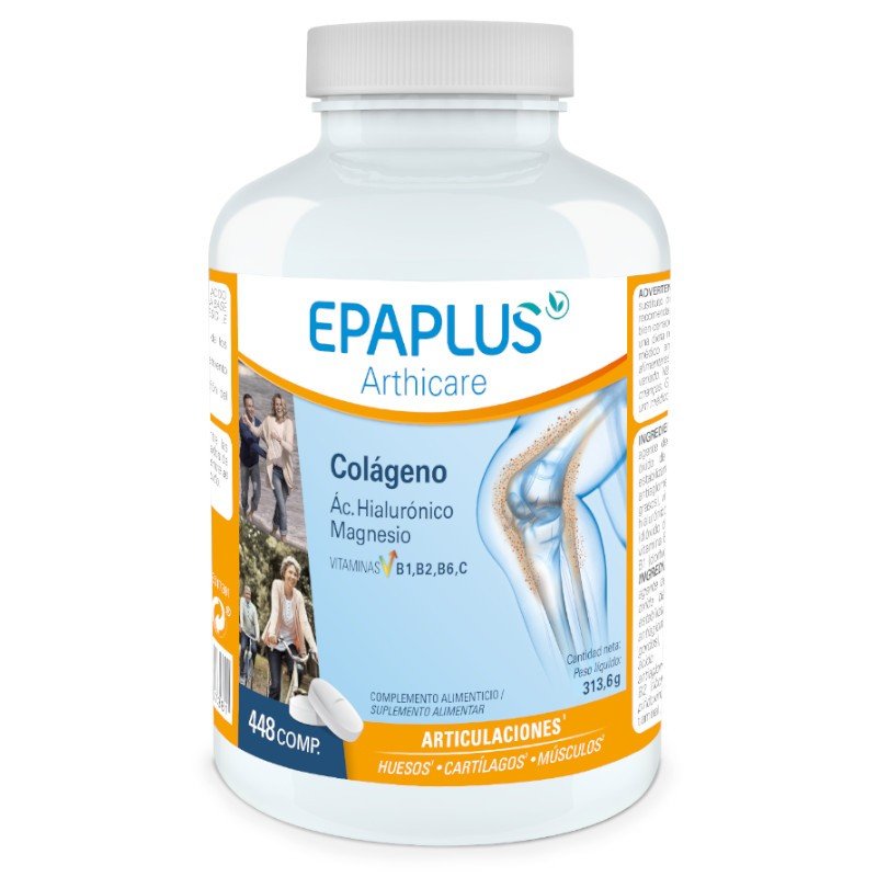 EPAPLUS Arthicare Colágeno + Ácido Hialurónico + Magnesio 448 Comprimidos-1