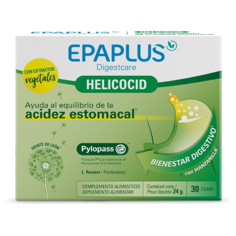 EPAPLUS Digestcare Helicocid 30 Comprimidos-1
