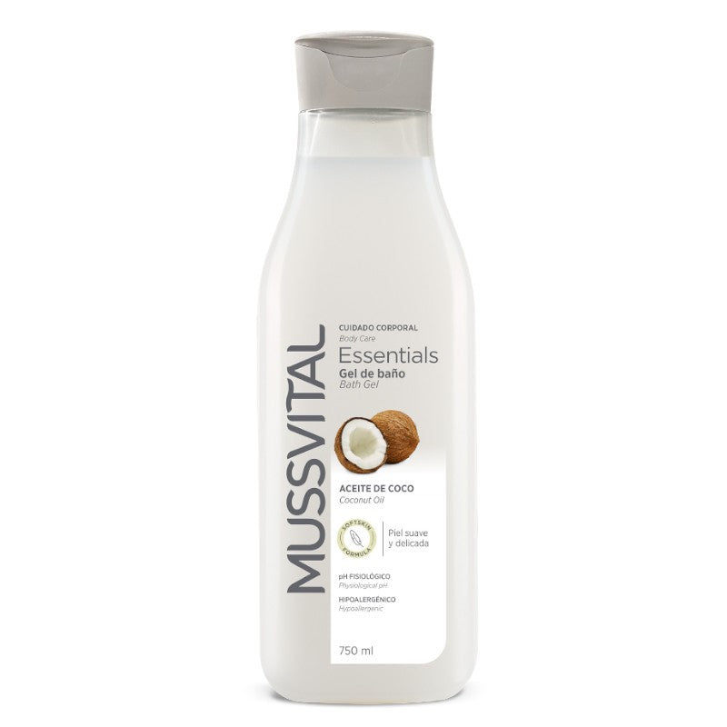 MUSSVITAL Gel de Baño Aceite de Coco 750ml-1