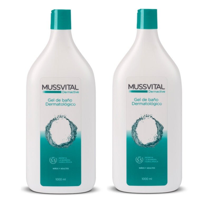MUSSVITAL Dermactive Gel de Baño Dermatológico DUPLO 2x1000ml-1