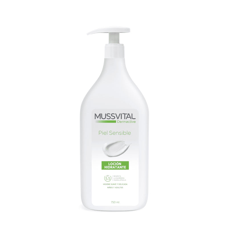 MUSSVITAL Dermactive Loción Emoliente Piel Sensible 1000ml-1