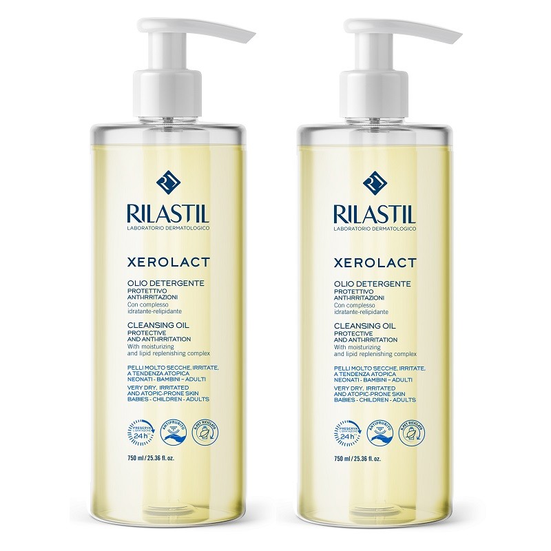 RILASTIL Xerolact Reinigungsöl (2x750ml)