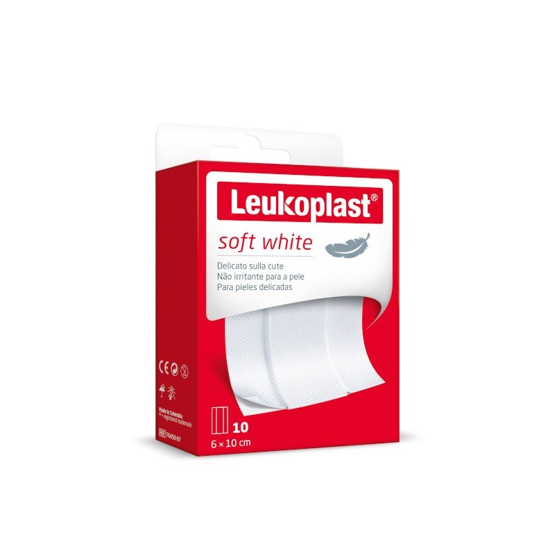 Leukoplast Soft White 6 cm x 10 cm 10 unidades-1