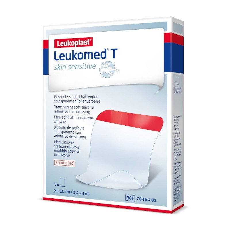 Leukoplast Leukomed T Skin Sensitive 8 cm x 10 cm 5 unidades-1