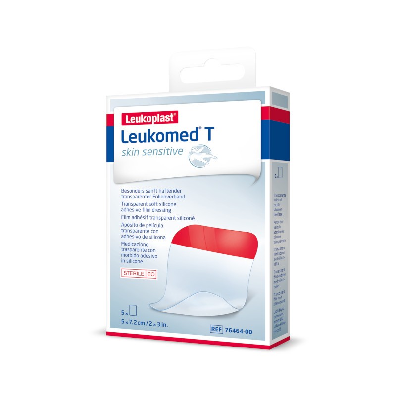 Leukoplast Leukomed T Skin Sensitive 5 cm x 7,2 cm 5 unidades-1