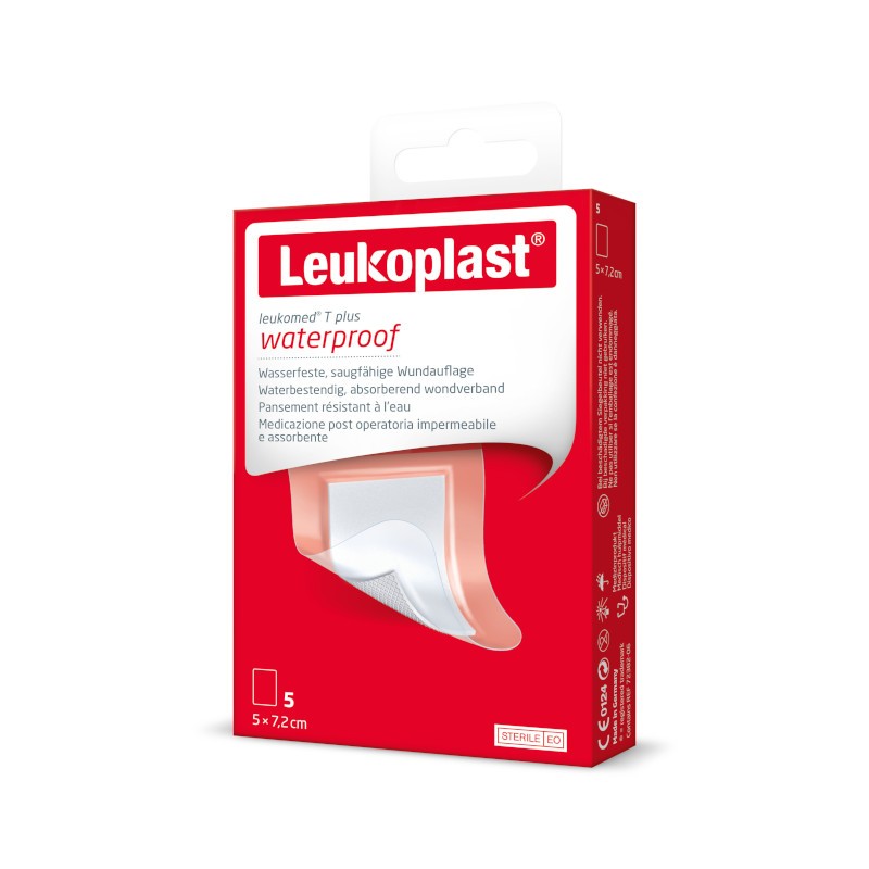 Leukoplast Leukomed T Plus 5 cm x 7,2 cm 5 unidades-1