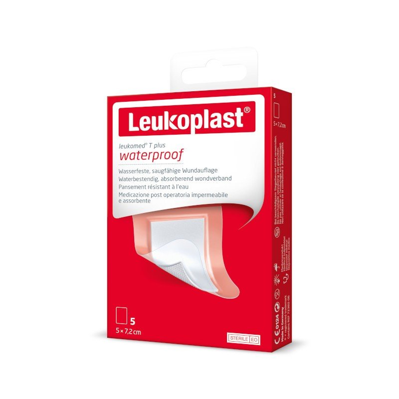 Leukoplast Leukomed T Plus 5 cm x 7,2 cm 5 unidades-1