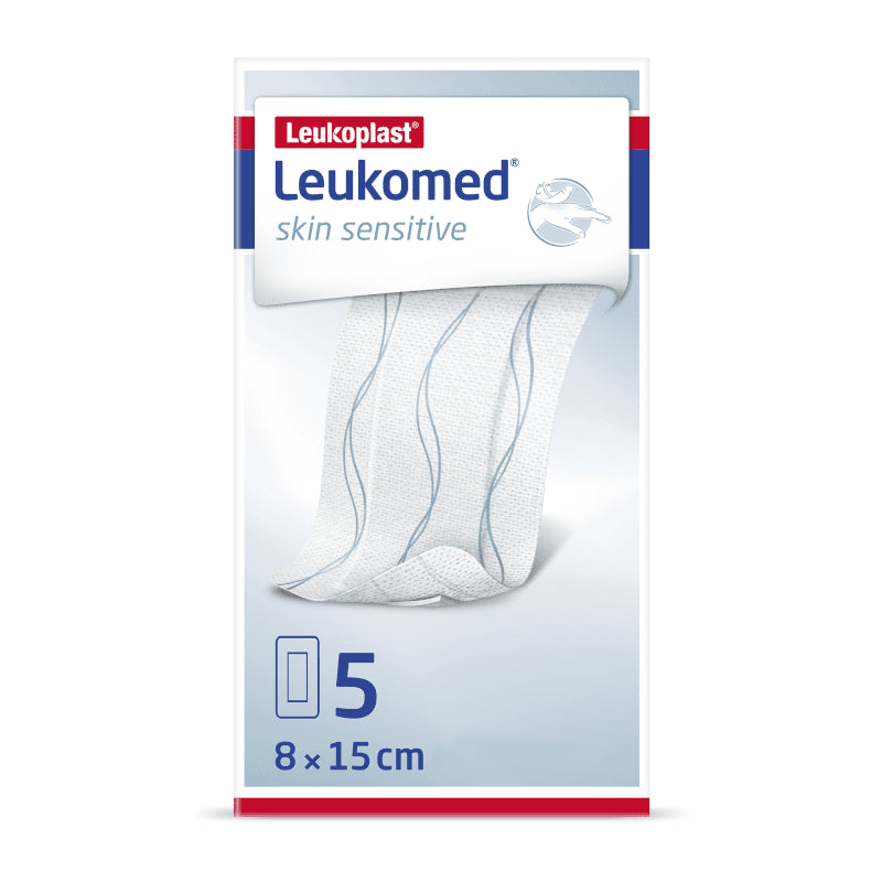 Leukoplast Leukomed Skin Sensitive 8 cm x 15 cm 5 unidades-1