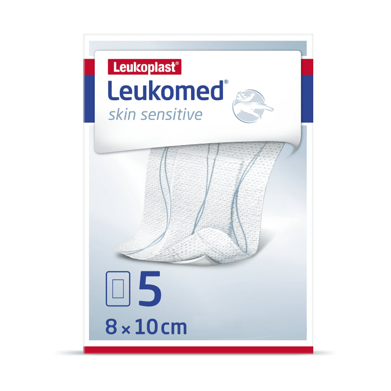 Leukoplast Leukomed Skin Sensitive 8 cm x 10 cm 5 unidades-1