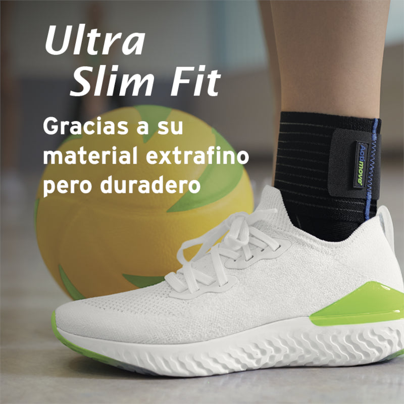 Actimove Tobillera Elástica con Cincha Estabilizadora Ajustable Color Negro Talla M-4