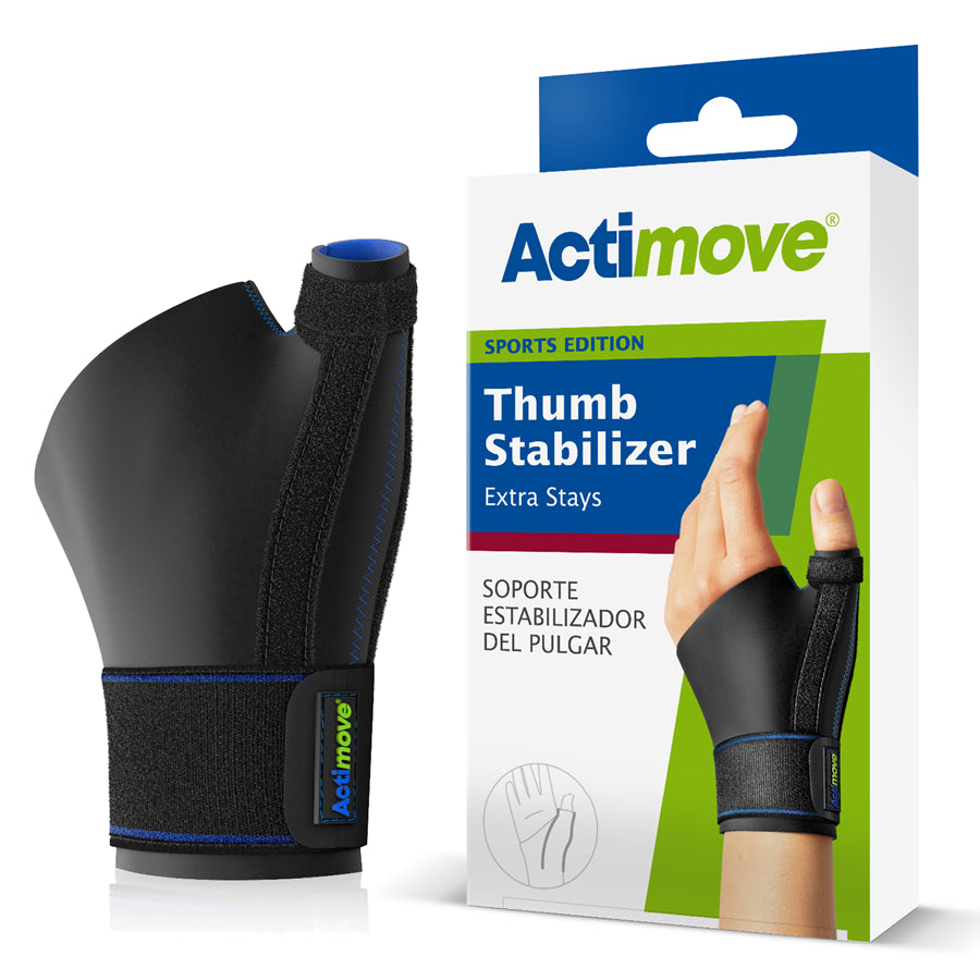 Actimove Estabilizador de Pulgar con Férulas Color Negro Talla S/M-1