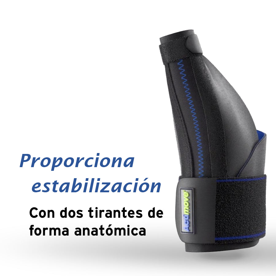 Actimove Estabilizador de Pulgar con Férulas Color Negro Talla S/M-4