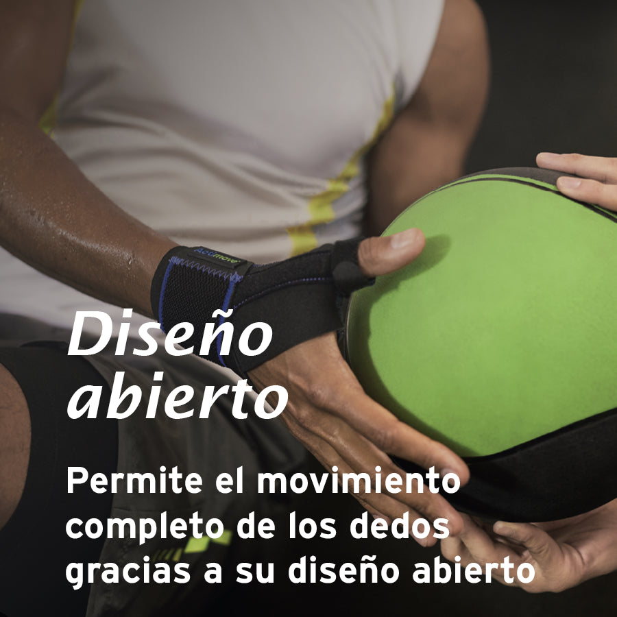 Actimove Estabilizador de Pulgar con Férulas Color Negro Talla S/M-5