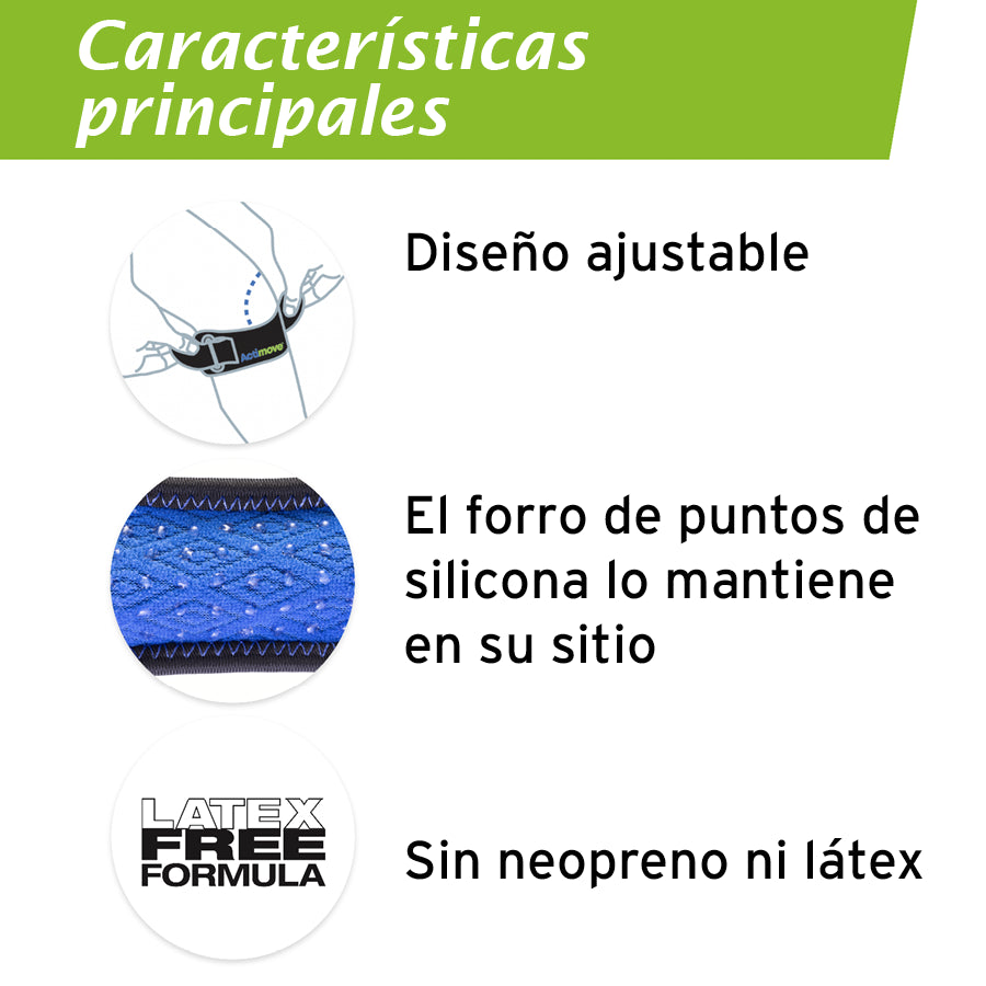 Actimove Rodillera con Rótula Abierta Color Negro Talla Universal-7