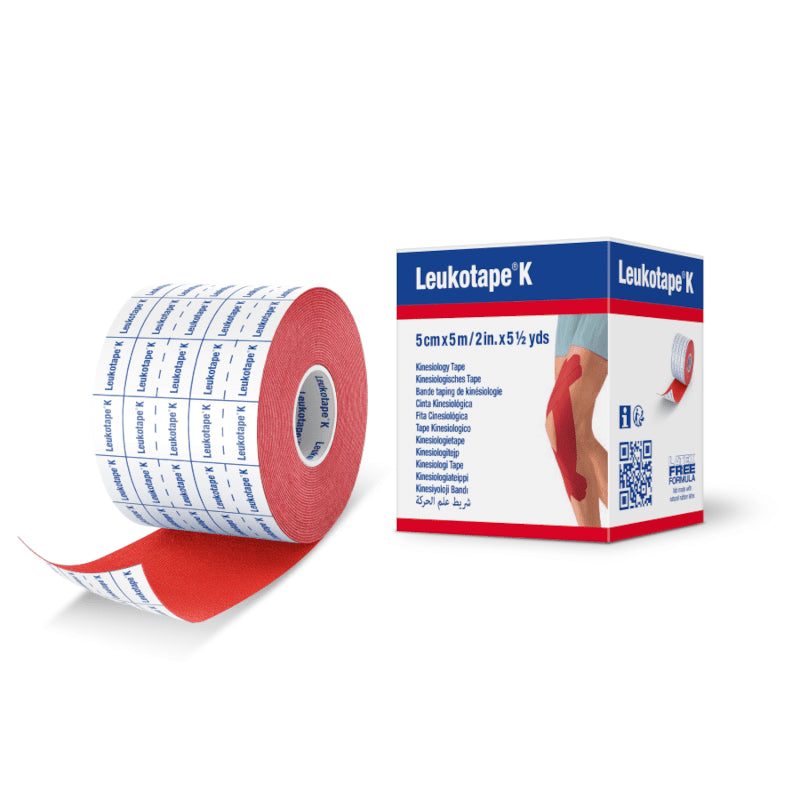 Actimove Leukotapek Color Rojo 5cm X 5m-1