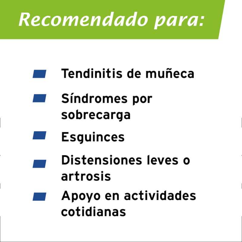 Actimove Muñequera Elástica Ajustable Talla Universal-3