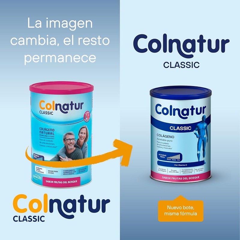 COLNATUR Classic Colágeno Natural Sabor Frutas del Bosque 315gr-3