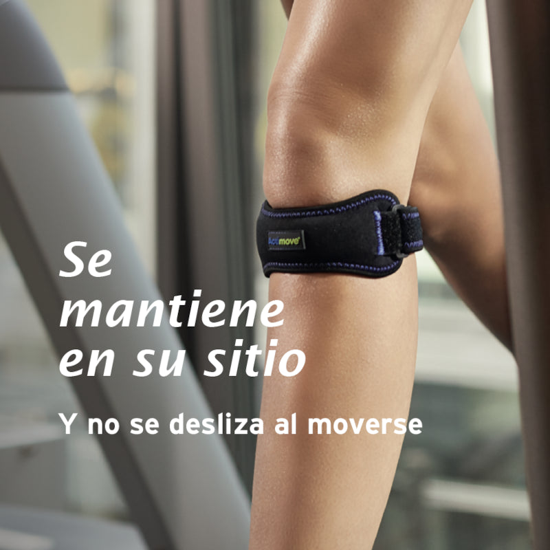 Actimove Cincha Patelar Ajustable Color Negro Talla Universal-4