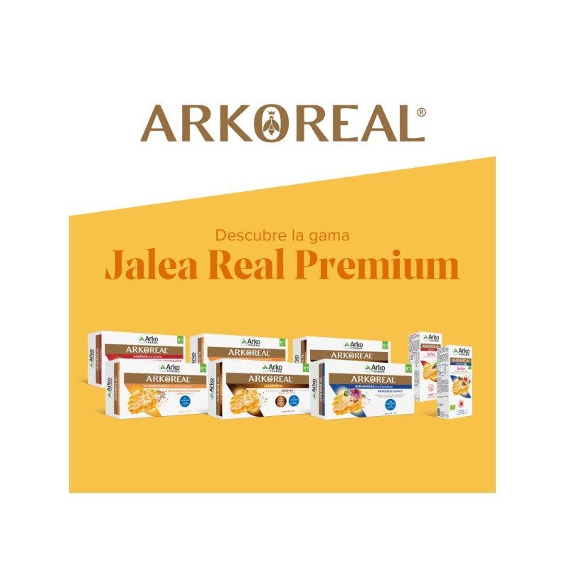 ARKOREAL Jalea Real Energía con Ginseng Sin Azúcar 500mg-6