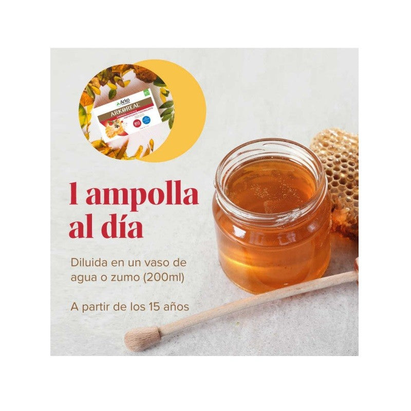 ARKOREAL Jalea Real Energía con Ginseng Sin Azúcar 500mg-5