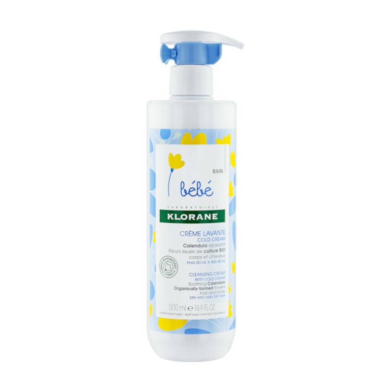 KLORANE BEBÉ Crema Limpiadora Cold Cream 500ml-1