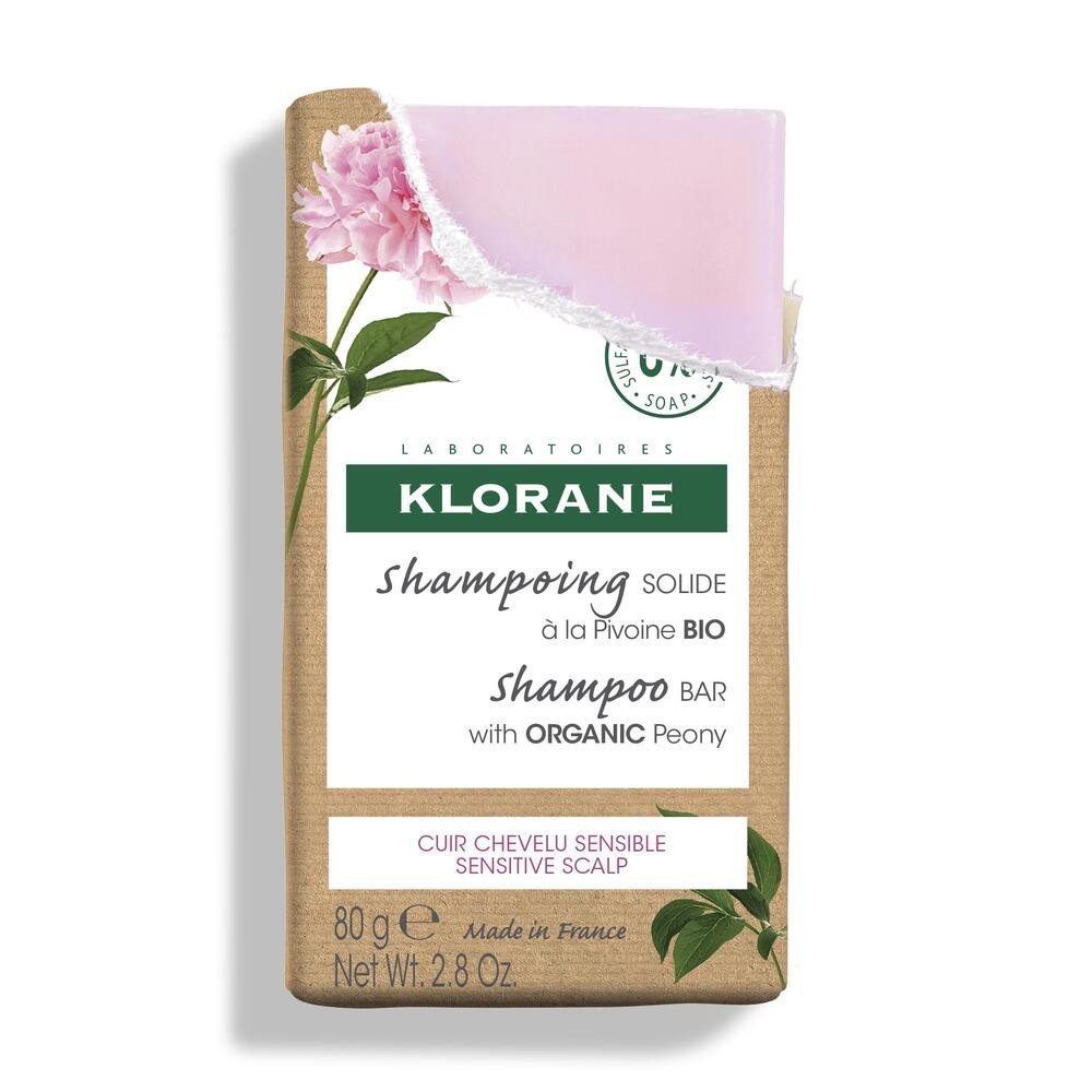 KLORANE Champú Sólido a La Peonia 80 g-1