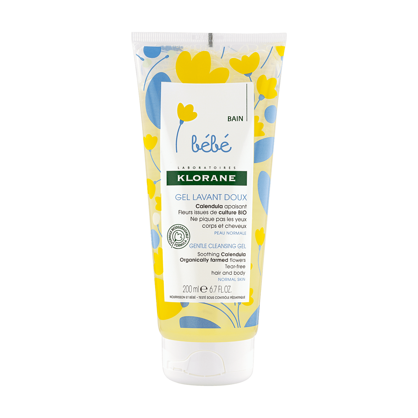 KLORANE Bebé Gel Limpiador Suave 200 ml-1