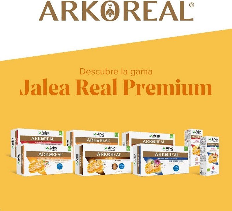 ARKOREAL Jalea Real 1500mg Sin Azúcar 20 ampollas-6