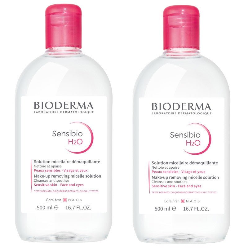 BIODERMA Sensibio H2O Agua Micelar 2x500ml-1