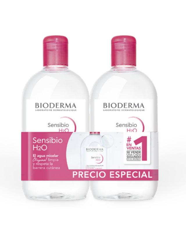 BIODERMA Agua Micelar Sensibio H2O Duplo 2x500ml-1