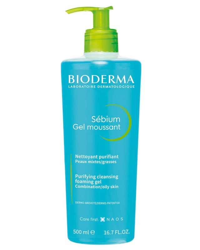 BIODERMA Sébium Gel Purificante Moussant con Dispensador 500ml-1