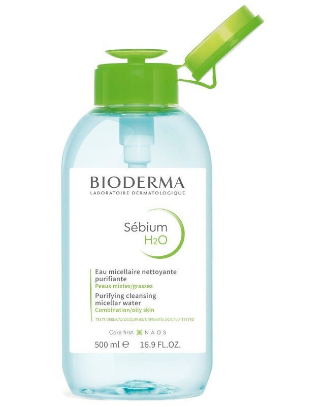 BIODERMA Sébium H2O Solución Micelar con Dispensador 500ml-1