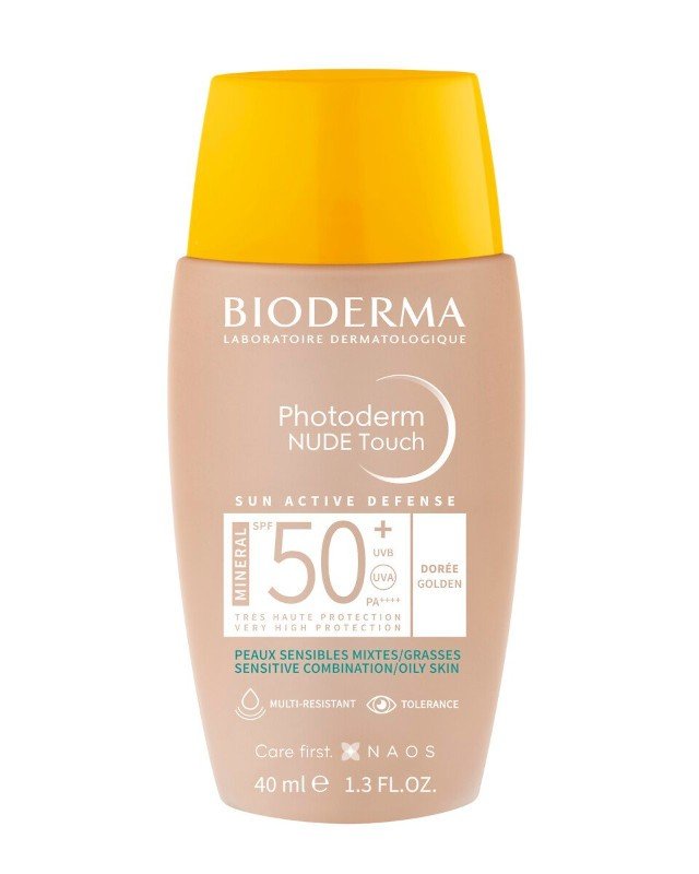BIODERMA PHOTODERM Nude Touch SPF 50+ Color Dorado 40ml-1