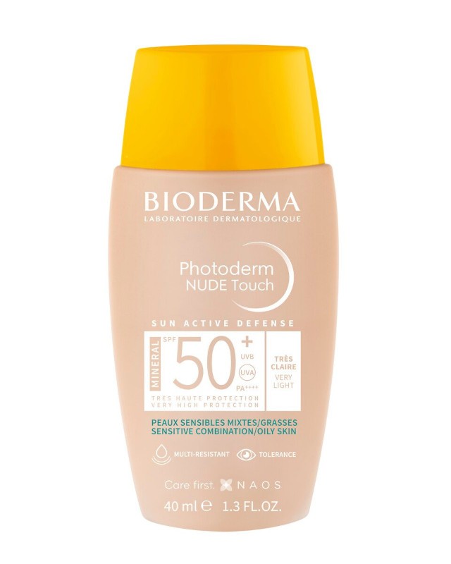 BIODERMA PHOTODERM Nude Touch SPF 50+ Color Muy Claro 40ml-1