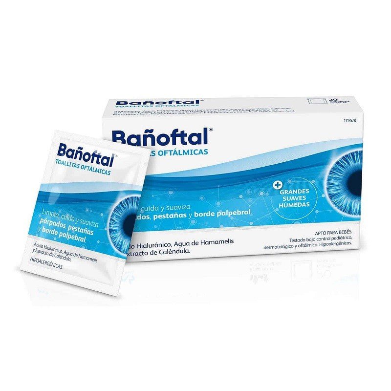 BAÑOFTAL Toallitas Oftálmicas 20 Toallitas-2