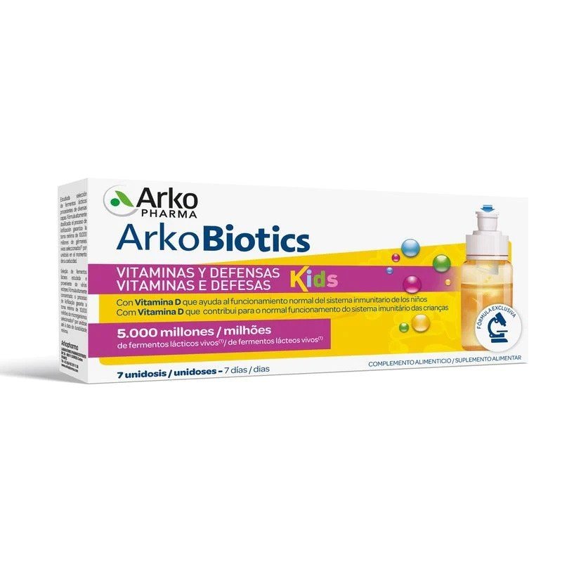 ARKOBIOTICS Vitaminas y Defensas Niños 7 Dosis-1