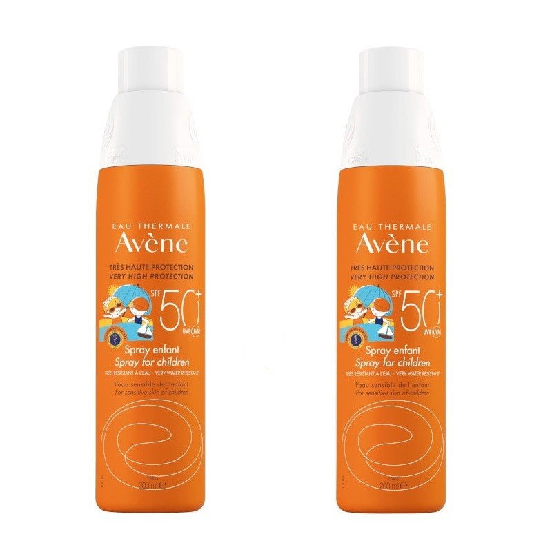 AVÈNE Protector Solar Spray Niños SPF 50+ DUPLO 2x200ml-1