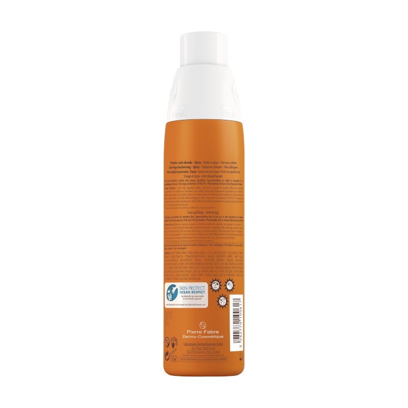 AVÈNE Protector Solar en Spray SPF50+ DUPLO 2x200ml-2