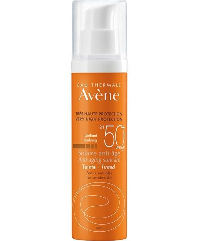 AVENE Crema Solar Antiedad SPF50+ con Color 50ml-1