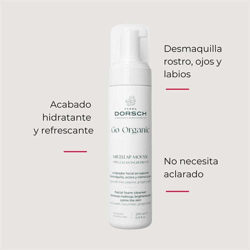 Farma Dorsch Espuma Micelar Mousse Desmaquillante 200 ml-2
