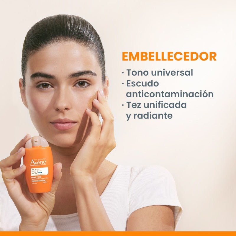 Avène Mat Perfect Fluido con Color SPF 50+ 50ml-3