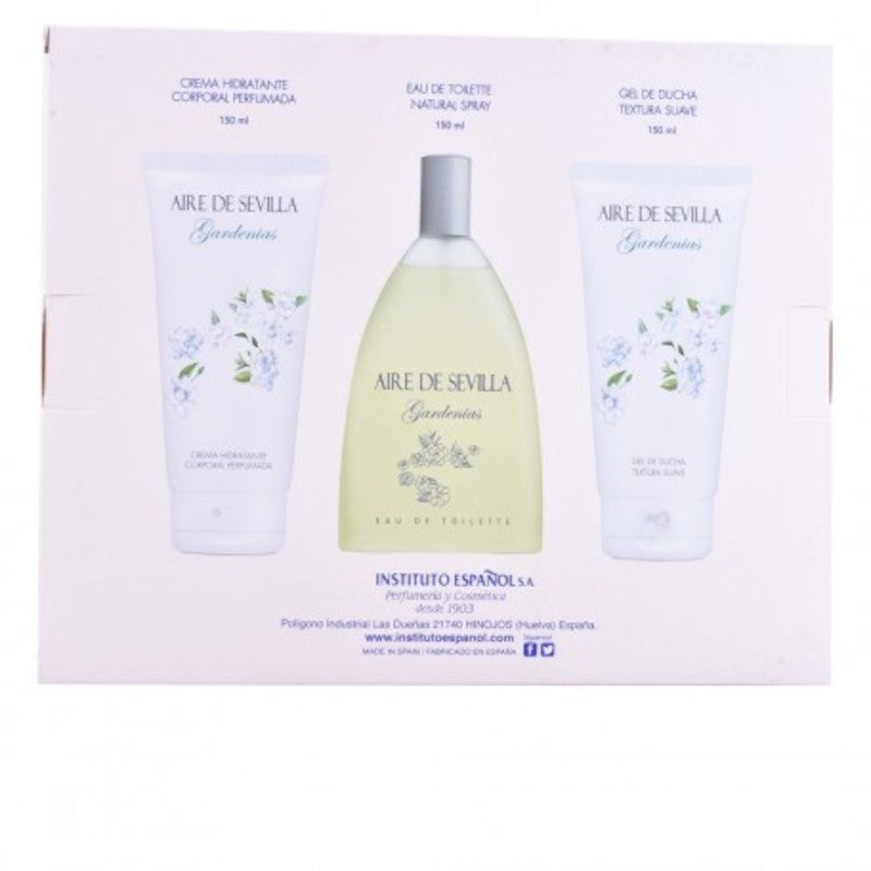 Aire Sevilla Gardenia Set Hidratante Corporal 150 ml + EDT 150 ml + Gel Ducha 150 ml-1