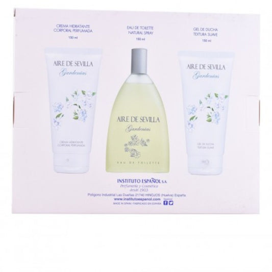 Aire Sevilla Gardenia Set Hidratante Corporal 150 ml + EDT 150 ml + Gel Ducha 150 ml-1