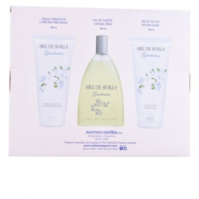 Aire Sevilla Gardenia Set Hidratante Corporal 150 ml + EDT 150 ml + Gel Ducha 150 ml-1